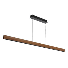 Telbix Lighting Indoor Pendants Lucid LED Pendant Light 1800mm in Black or Wood Lights-For-You LUCID PE180-WD 9329501072738