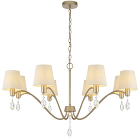 Telbix Lighting Indoor Pendants Malvern 8 Light Pendant Lights-For-You MALVERN PE08-AS 9329501070512