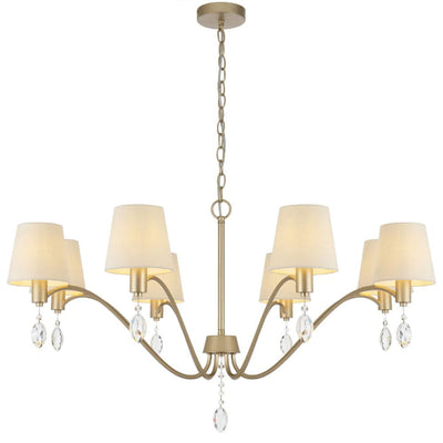 Telbix Lighting Indoor Pendants Malvern 8 Light Pendant Lights-For-You MALVERN PE08-AS 9329501070512