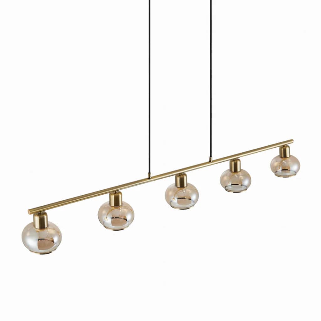 Telbix Lighting Indoor Pendants Marbell Pendant Light 5Lt Lights-For-You MARBELL PE5-ABAM 9329501069875