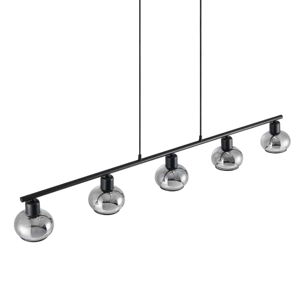 Telbix Lighting Indoor Pendants Marbell Pendant Light 5Lt Lights-For-You MARBELL PE5-BKSM 9329501069868