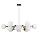 Telbix Lighting Indoor Pendants Marsten 12 Light Pendant Antique Gold & Black Lights-For-You MARSTEN12LT-BKOM