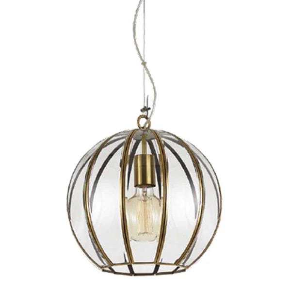 Telbix Lighting Indoor Pendants Medina Pendant Light Small or Large Lights-For-You MEDINA PE30-AB 9329501048900