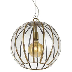 Telbix Lighting Indoor Pendants Medina Pendant Light Small or Large Lights-For-You MEDINA PE40-AB 9329501048917