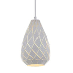Telbix Lighting Indoor Pendants Metal Pendant Light Small/Medium Lights-For-You SIMON PE15-WH 9329501050804