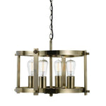 Telbix Lighting Indoor Pendants Modern 4 Light Pendant Light Lights-For-You FINLEY PE46-AB 9329501046869