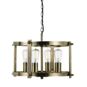 Telbix Lighting Indoor Pendants Modern 4 Light Pendant Light Lights-For-You FINLEY PE46-AB 9329501046869