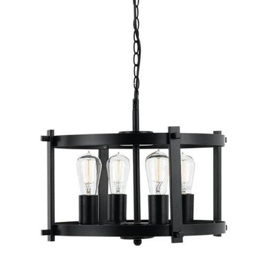 Telbix Lighting Indoor Pendants Modern 4 Light Pendant Light Lights-For-You FINLEY PE46-BK 9329501046845