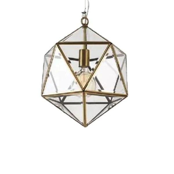 Telbix Lighting Indoor Pendants Modern Geometric Pendant Light Small or Large Lights-For-You LAZLO PE30-AB 9329501048924