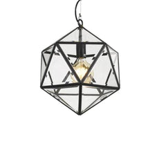 Telbix Lighting Indoor Pendants Modern Geometric Pendant Light Small or Large Lights-For-You LAZLO PE30-BK 9329501052730