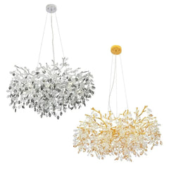 Telbix Lighting Indoor Pendants Molena Pendant Light 5Lt, 6Lt, 8Lt, 10Lt in Chrome or Gold MOLENA PE-GD Lights-For-You