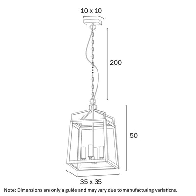 Telbix Lighting Indoor Pendants Monteal 4Lt Pendant Light in Antique Gold & Black Lights-For-You MONTEAL PE4-AGBK