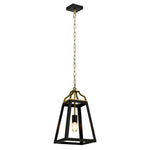 Telbix Lighting Indoor Pendants Monteal Pendant Light in Antique Gold & Black Lights-For-You