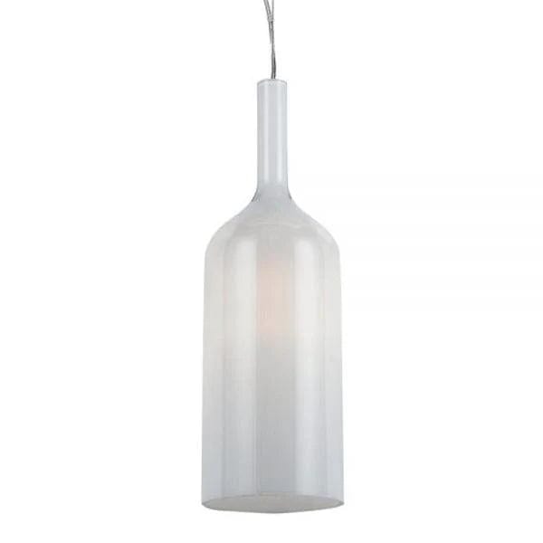 Telbix Lighting Indoor Pendants Moody Bottle Pendant Light Glass Bottle (Opal) Lights-For-You