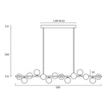 Telbix Lighting Indoor Pendants MORAN 14 LIGHTS PENDANT MORAN PE14 Lights-For-You