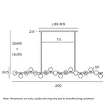 Telbix Lighting Indoor Pendants Moran Pendant Light 18Lt Lights-For-You