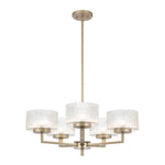 Telbix Lighting Indoor Pendants Moreno Pendant Light 5Lt in Antique Gold, Antique Silver or Black Lights-For-You