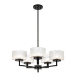 Telbix Lighting Indoor Pendants Moreno Pendant Light 5Lt in Antique Gold, Antique Silver or Black Lights-For-You