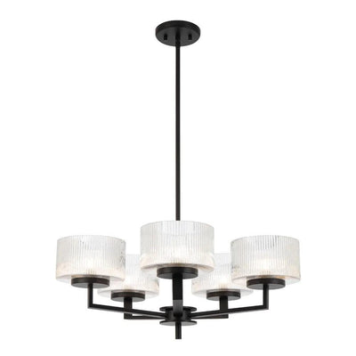 Telbix Lighting Indoor Pendants Moreno Pendant Light 5Lt in Antique Gold, Antique Silver or Black Lights-For-You