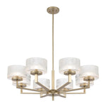 Telbix Lighting Indoor Pendants Moreno Pendant Light 8Lt in Antique Gold, Antique Silver or Black Lights-For-You