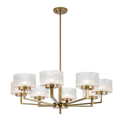 Telbix Lighting Indoor Pendants Moreno Pendant Light 8Lt in Antique Gold, Antique Silver or Black Lights-For-You