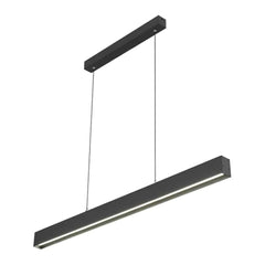 Telbix Lighting Indoor Pendants Black Navaro 1200mm Smart LED Linear Suspension Light CCT Lights-For-You NAVARO PE120-BK
