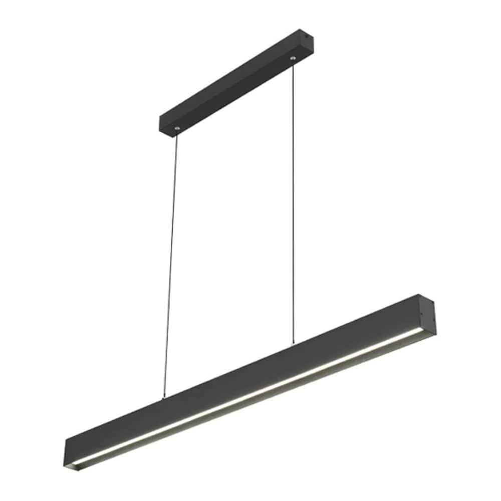 Telbix Lighting Indoor Pendants Navaro 1200mm Smart LED Linear Suspension Light CCT Lights-For-You NAVARO PE120-BK 9329501059845