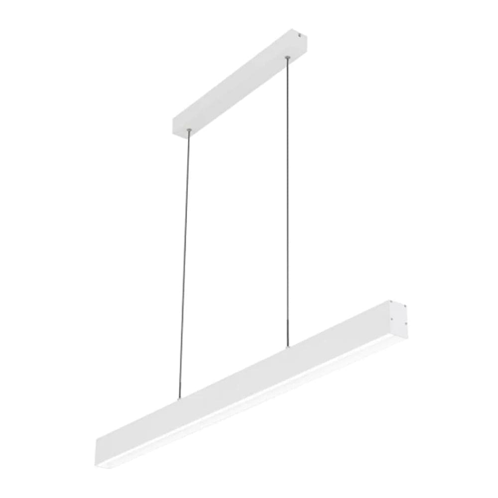 Telbix Lighting Indoor Pendants Navaro 1200mm Smart LED Linear Suspension Light CCT Lights-For-You NAVARO PE120-WH 9329501059869