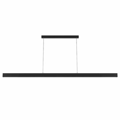 Navaro2 LED Pendant Light 60W TRI Colour Black & Opal - NAVARO2 PE240-BK