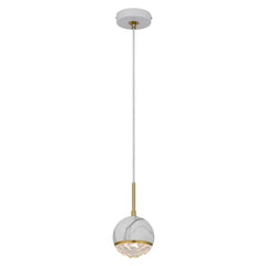 Telbix Lighting Indoor Pendants Oneta Pendant Light 1Lt Black or White Lights-For-You ONETA PE01-WHCL 9329501062951