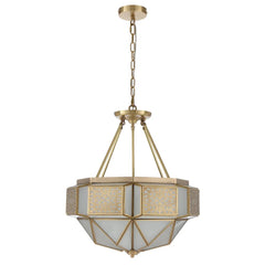 Telbix Lighting Indoor Pendants Overton CTC Pendant Light 6Lt in Brass Lights-For-You OVERTON PE-BRS