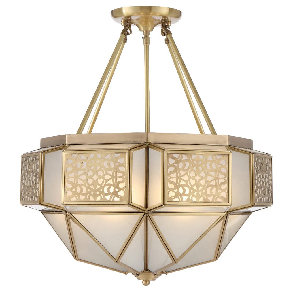 Telbix Lighting Indoor Pendants Overton CTC Pendant Light 6Lt in Brass Lights-For-You OVERTON PE-BRS