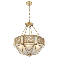 Telbix Lighting Indoor Pendants Overton CTC Pendant Light 6Lt in Brass Lights-For-You OVERTON PE-BRS