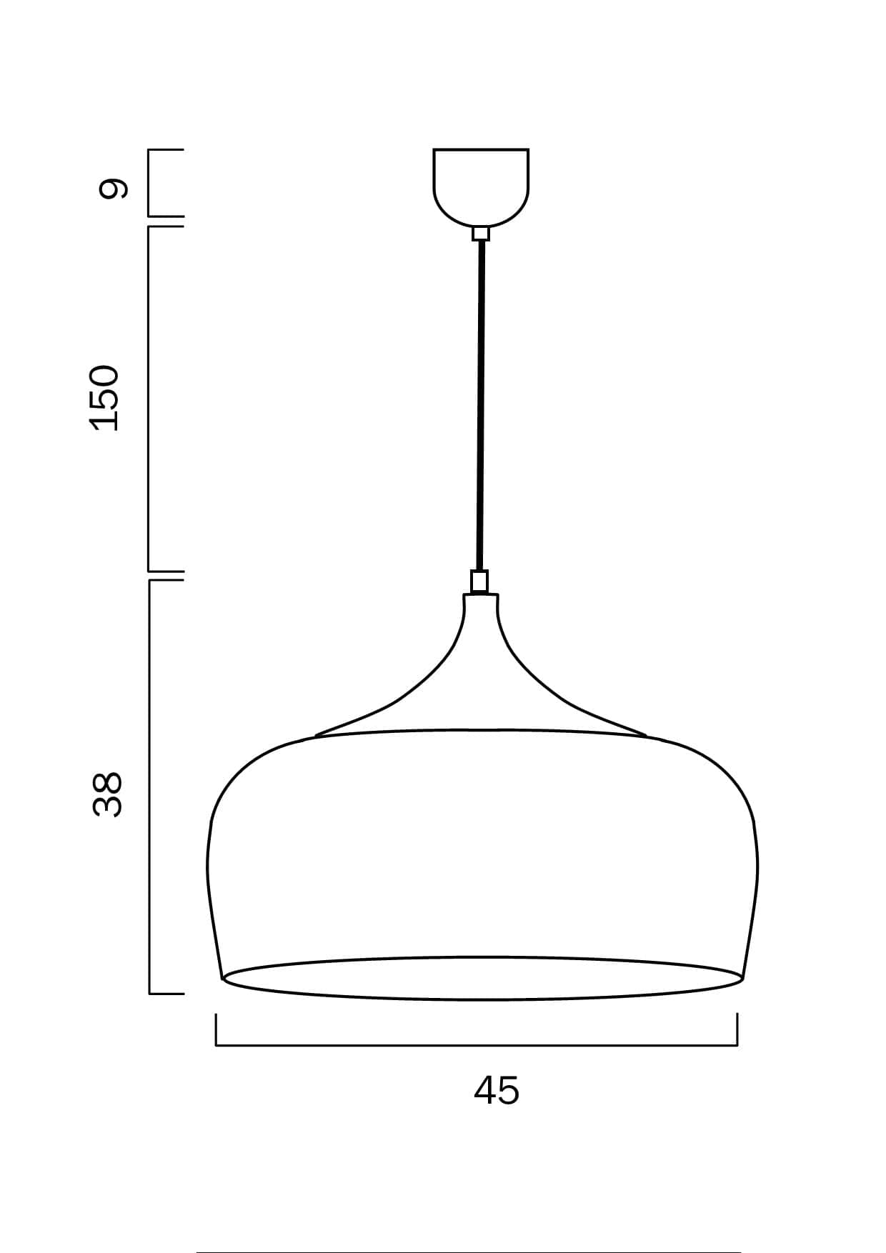 Telbix Lighting Indoor Pendants POLK 46 PENDANT POLK PE46 Lights-For-You