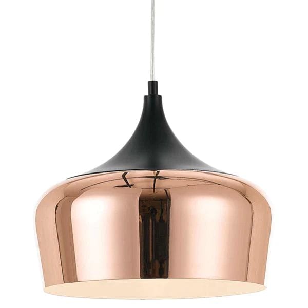 Telbix Lighting Indoor Pendants Polk Medium Pendant Light ø300mm Lights-For-You POLK PE30-BKCP 9329501042595