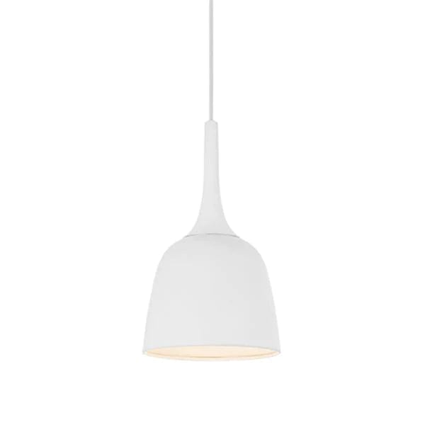 Telbix Lighting Indoor Pendants White Brushed Polk Small Pendant Light ø200mm Available in Different Colours Lights-For-You POLK PE20-WHB