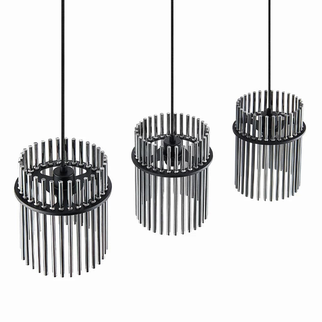 Telbix Lighting Indoor Pendants Quilo Bar Pendant Light Lights-For-You QUILO PE3B-BKSM 9329501070048