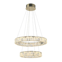 Telbix Lighting Indoor Pendants RIAS 2 TIER PENDANT Lights-For-You RIAS PE2T-GD3C