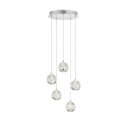 Telbix Lighting Indoor Pendants Segovia LED Pendant Light Lights-For-You SEGOVIA PE5-CH 9329501068571
