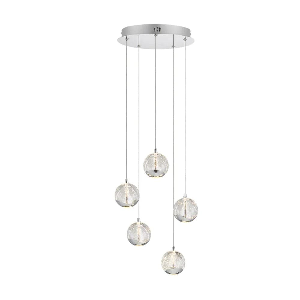 Telbix Lighting Indoor Pendants Segovia LED Pendant Light Lights-For-You SEGOVIA PE5-CH 9329501068571