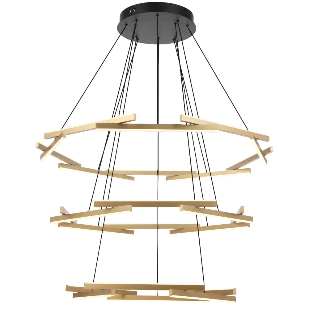 Telbix Lighting Indoor Pendants TARSON 3 TIER PENDANT Lights-For-You TARSON PE3T-BKGD