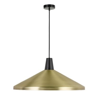 Telbix Lighting Indoor Pendants Temo 1 Light Pendant Lights-For-You TEMO PE60-BRSBK 9329501052891