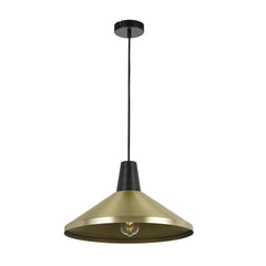 Telbix Lighting Indoor Pendants Brass+Black Temo Pendant Light ø400mm Available in Different Colours Lights-For-You TEMO PE40-BRSBK