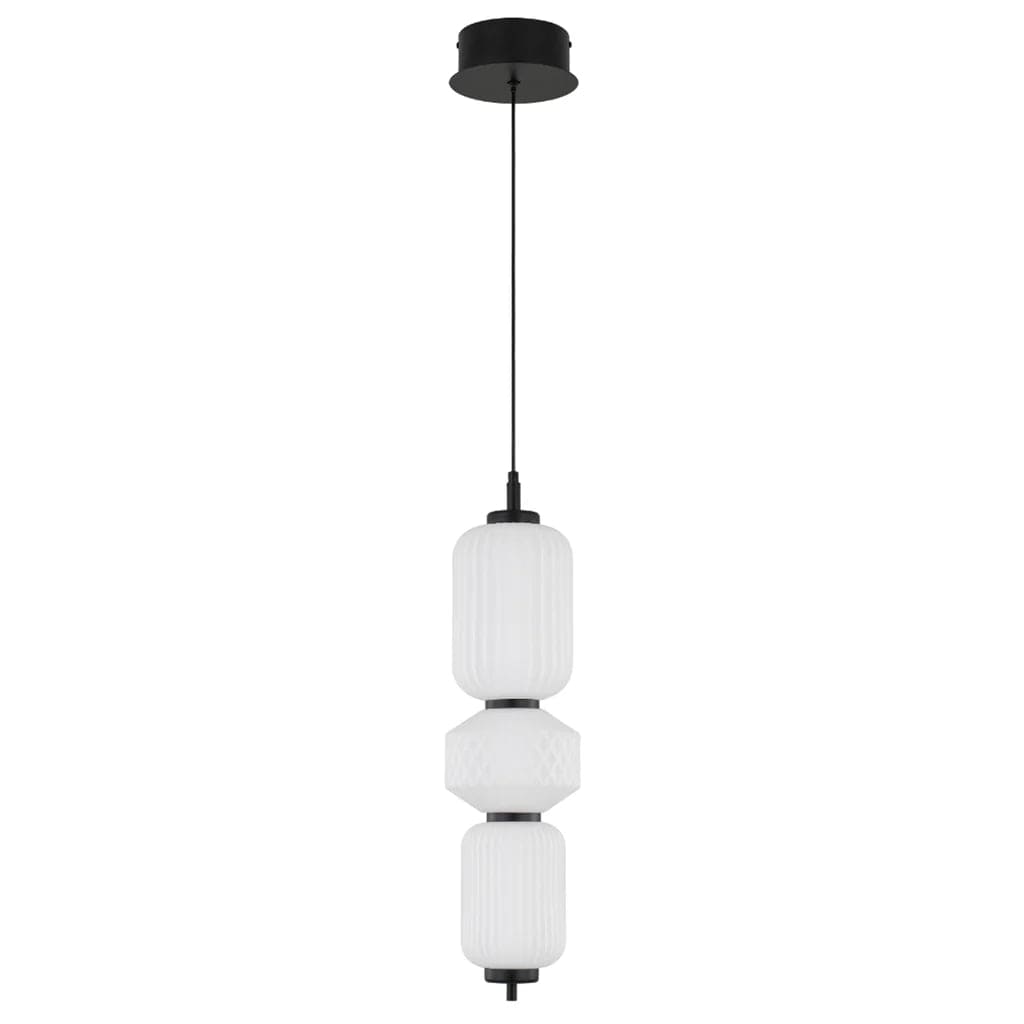 Telbix Lighting Indoor Pendants Torso LED Pendant Lamp 3Lt 16w in Black or Brass Lights-For-You