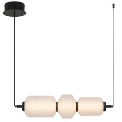 Telbix Lighting Indoor Pendants Torso LED Pendant Lamp 3Lt 16w in Black or Brass Lights-For-You TORSO PE3-BK