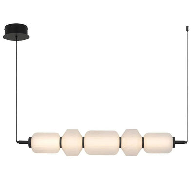 Telbix Lighting Indoor Pendants Torso LED Pendant Lamp 5Lt 26w in Black or Brass Lights-For-You