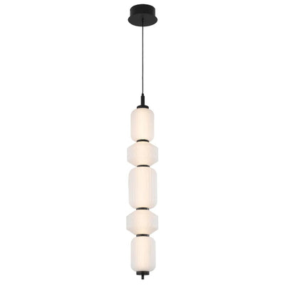 Telbix Lighting Indoor Pendants Torso LED Pendant Lamp 5Lt 26w in Black or Brass Lights-For-You TORSO PE5-BK
