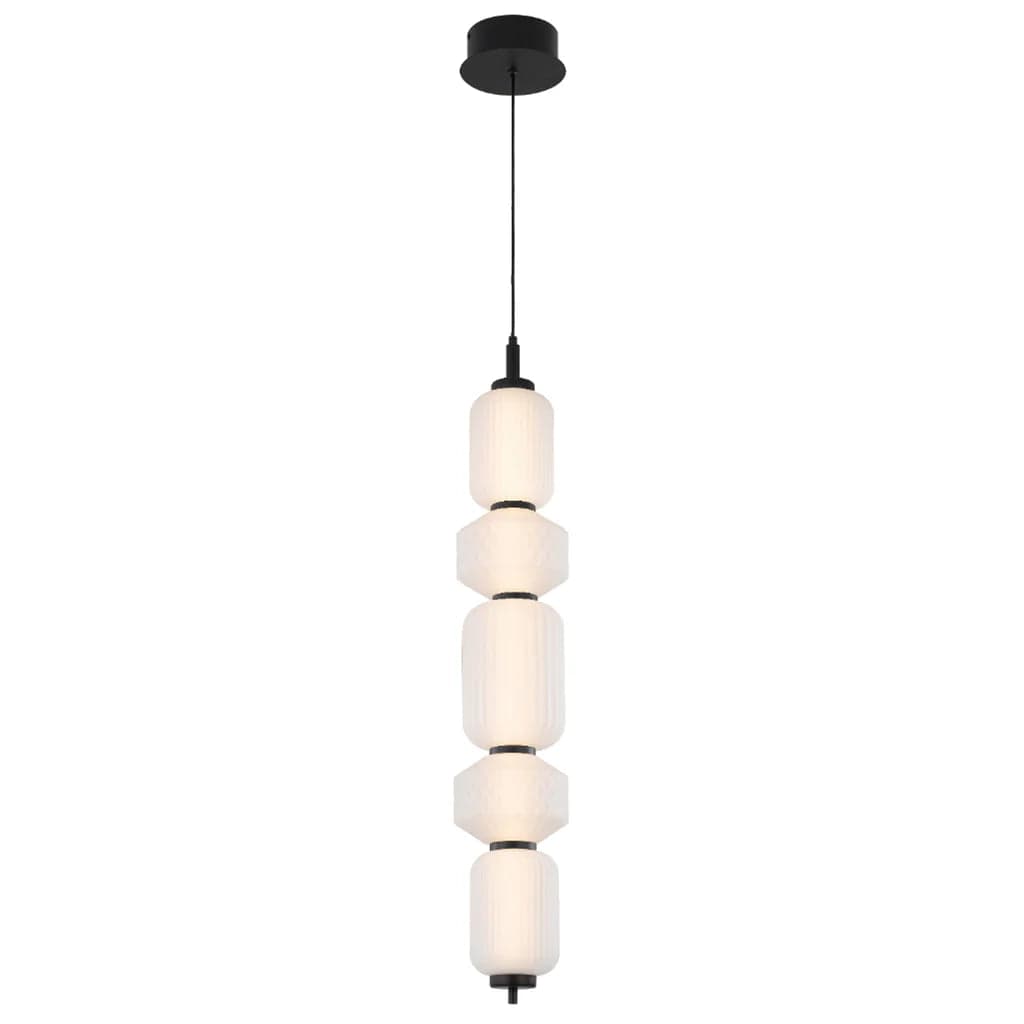 Telbix Lighting Indoor Pendants Torso LED Pendant Lamp 5Lt 26w in Black or Brass Lights-For-You TORSO PE5-BK