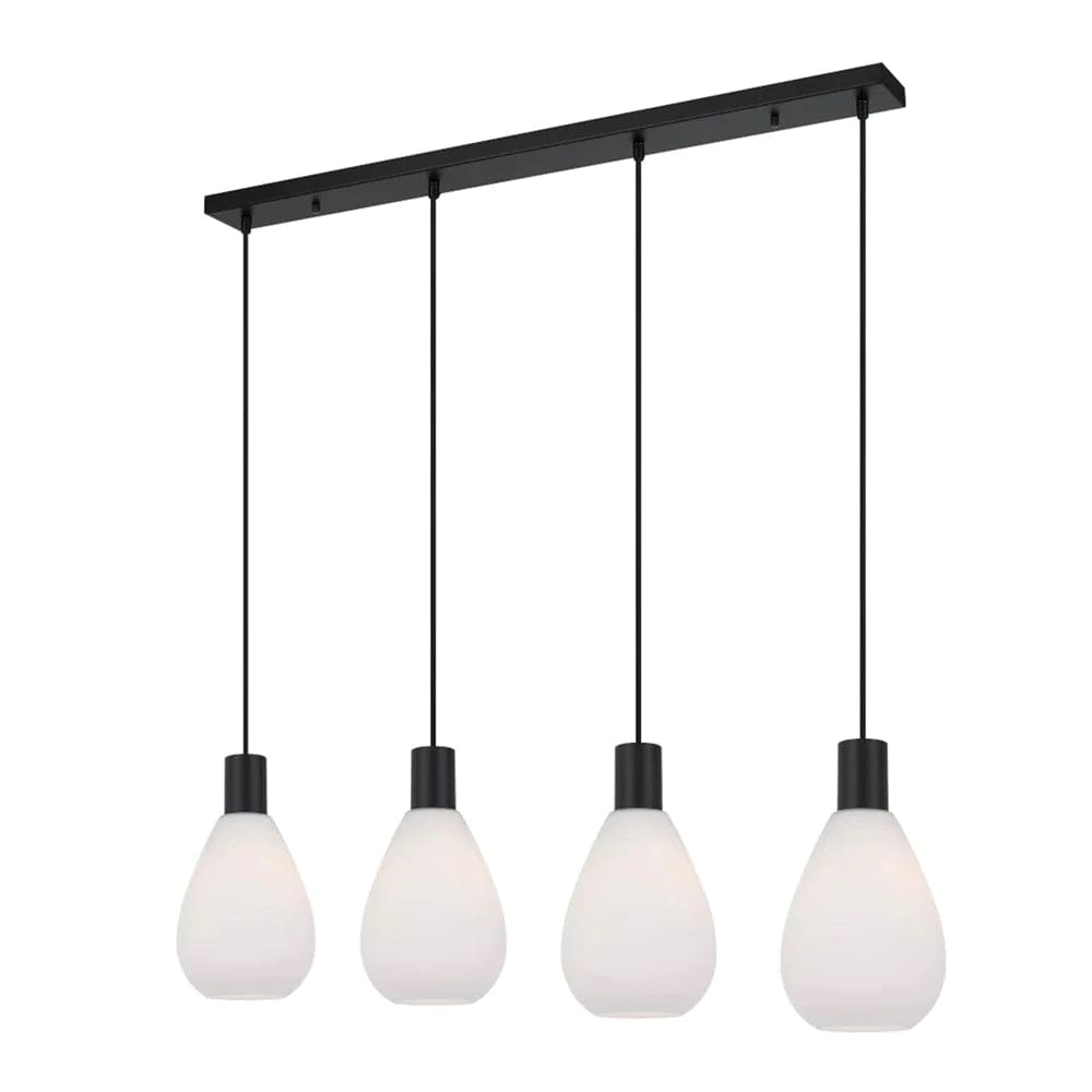 Telbix Lighting Indoor Pendants Tresor Pendant Light 4Lt Lights-For-You TRESOR PE4-BKOM 9329501062876