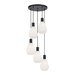 Telbix Lighting Indoor Pendants Tresor Pendant Light 5Lt Lights-For-You TRESOR PE5-BKOM 9329501062883